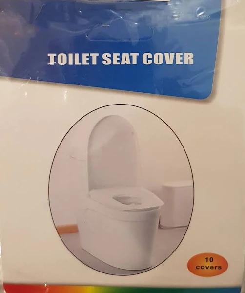 Travel Toilet Seat Cover Disposable Plastic 10 Pack