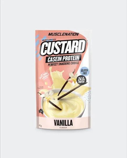 Muscle Nation Custard Protein Powder Vanilla 40g