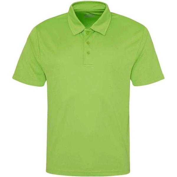 Awdis Cool Mens Moisture Wicking Polo Shirt Lime 3XL