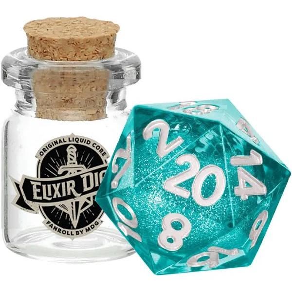 MDG Individual D20 Elixir Liquid Core Dice: Mana Extract