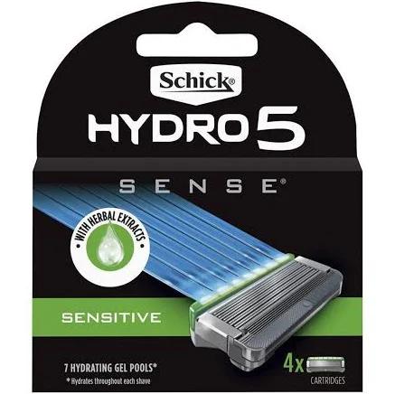 Schick Hydro 5 Sense Sensitive Cartridges 4 Pack