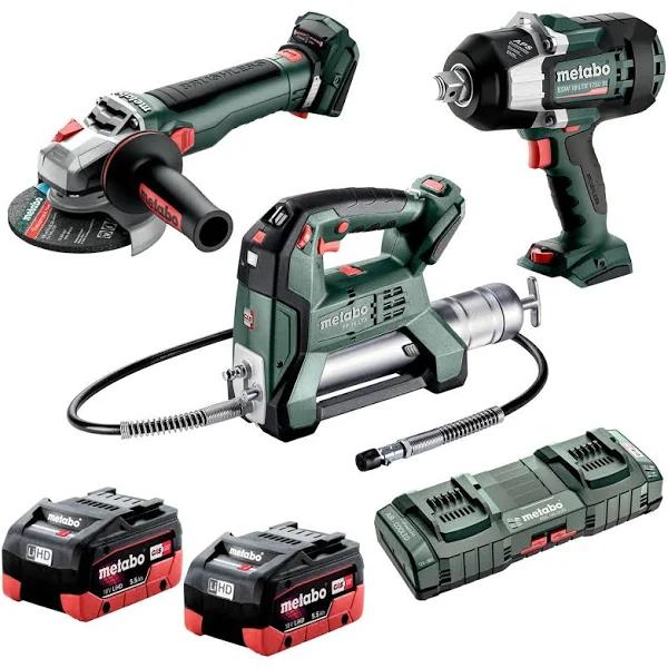 Metabo 18V 5.5Ah Cordless 3 Piece Combo Kit - AU68300850