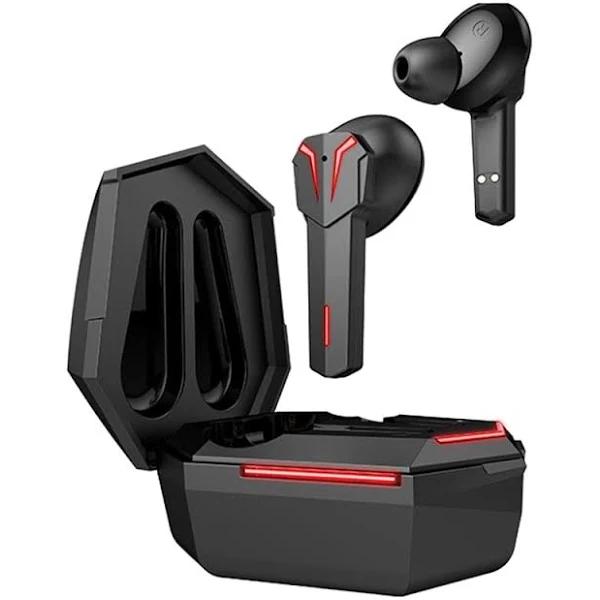 Vibe Geeks Low Latency Tws Bluetooth Gaming Earphones With Usb Charging Case