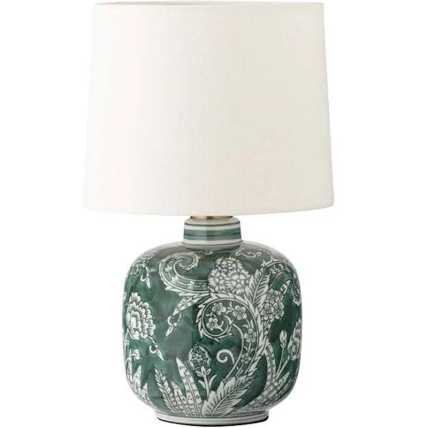 Olive Garden Ceramic Jar Table Lamp 27cm Shade Size 20 x 22 x 18cm | Floral | Lighting | Early Settler Furniture