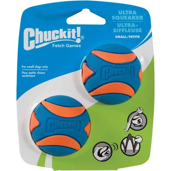 Chuckit Ultra Squeaker Ball Medium 2-Pack