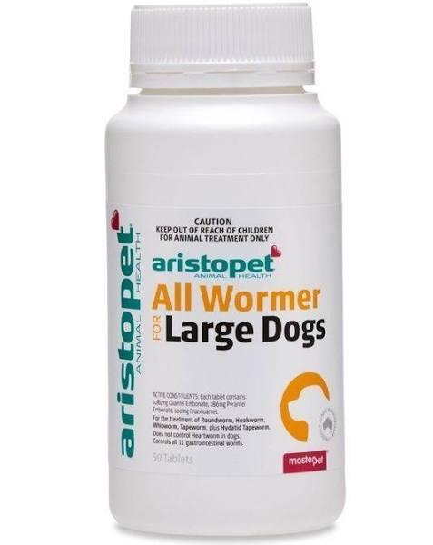 Aristopet All Wormer Tablets for Large Dogs 50