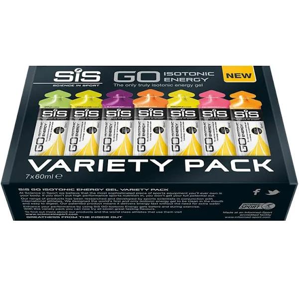 Sis Go Isotonic Gel Variety 60ml 7 Pack