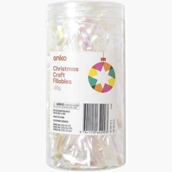 Kmart Christmas Craft Iridescent Flakes