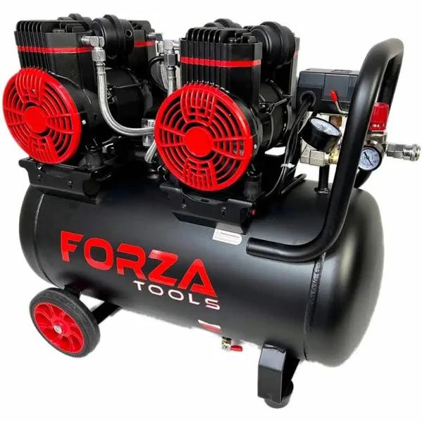 Forza 2x 1450W 50L Oil Free Air Compressor by tools.com