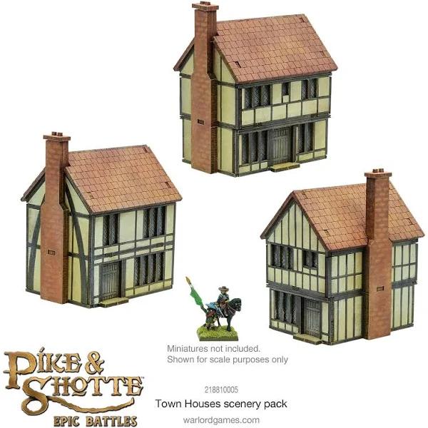 Pike & Shotte Epic Battles - Town Houses Scenery Pack