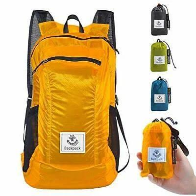 4Monster Ultra Lightweight Daypack Small Hiking Rucksack Foldable Backpack Outdoor Water Resistance Packable Daypack For Hiking Travel Camping