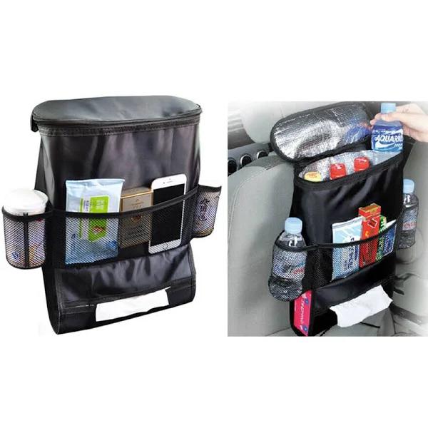 2x Set Car Back Seat Organiser Multi-pocket Storage Bag Organizer Holder Travel - AfterPay & zipPay Available