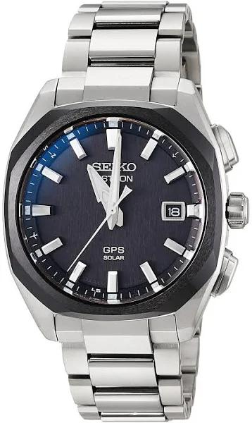 Seiko Astron Global Line Sport 3x Titanium SBXD007 Men's Silver