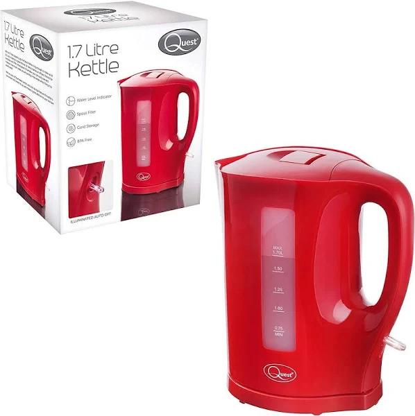 Quest 1.7L Jug Kettle - Red