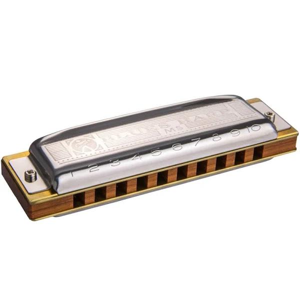 Hohner MS Series Blues Harp Harmonica in The Key of AB