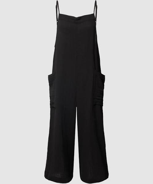 Rip Curl Premium Surf Cotton Gauze Jumpsuit Black