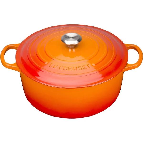 Le Creuset Signature Cast Iron Round Casserole, 30 cm - Volcanic