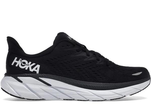 Hoka One One Clifton 8 Black White