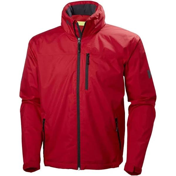 Helly Hansen Crew Hooded Red Jacket - M