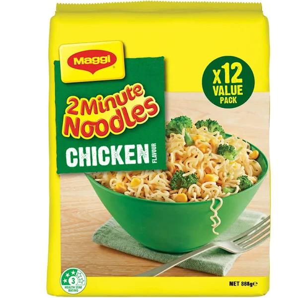 Maggi 2 Minute Noodles Chicken 12 Pack