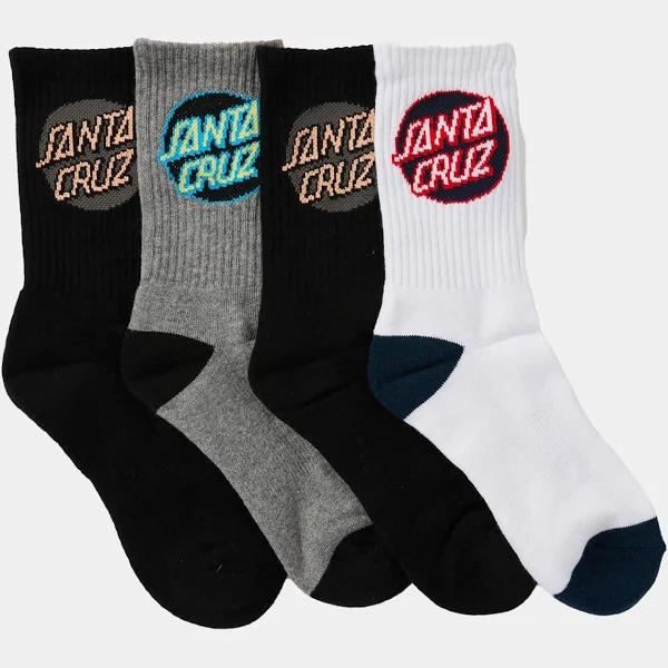 Santa Cruz Other Dot Youth Socks - 4 Pack