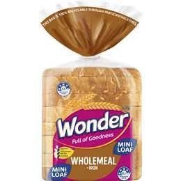 Wonder Mini Loaf Wholemeal 320g