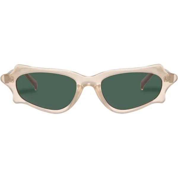 Le Specs Toycoon | Clear Quartz/Khaki Sunglasses