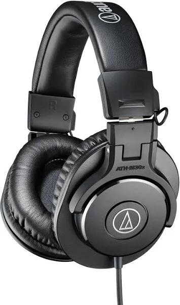 Audio Technica ATH-M30x Professional Monitor Headphones, Black