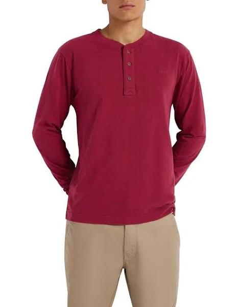 Marcs Men Justin Henley Top in Red, Size XL