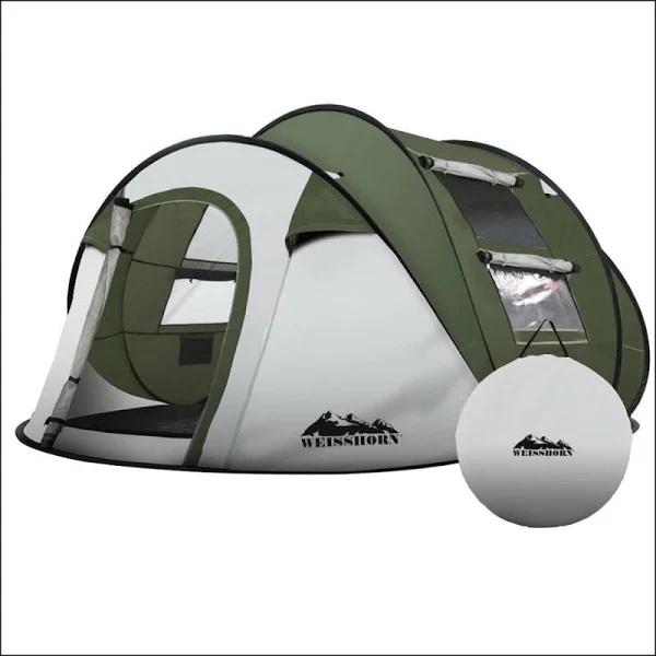 Weisshorn 4-5 Person Instant Pop Up Camping Tent Family Dome Tents