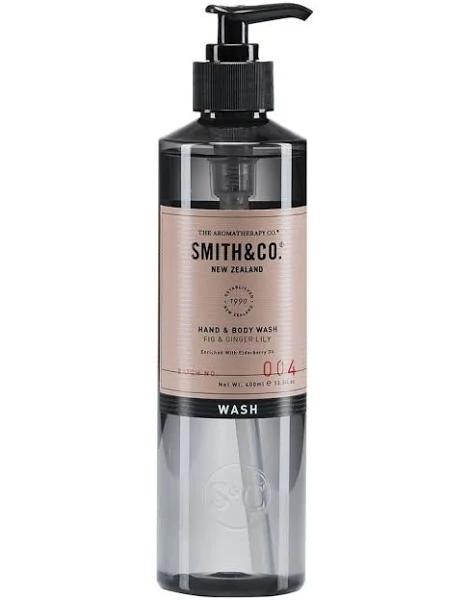 The Aromatherapy Co Smith and Co Hand and Body Wash, Fig and Ginger Lily, 400ml