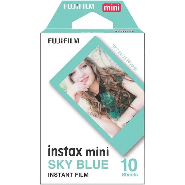 Fujifilm 10 Pack Instax Mini Film Sky Blue