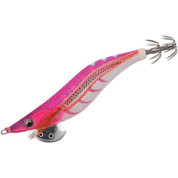 Yamashita Egi Oh Live Squid Jig, Size 2.5 / 062 Neon Bright Red Mr