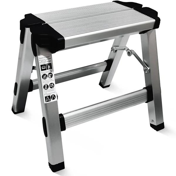 Folding Step Stool Small Foldable Step Stool One Step Ladder with 330 LB Large Loading Capacity For Kitchen, Bathroom, Closet, Garage, Garden