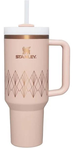 Stanley Quencher H2.O Flowstate Tumbler 40 oz Blush Gloss Deco