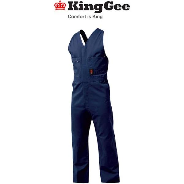 KingGee Sleeveless Drill Overall K02060 (Size: 107R)