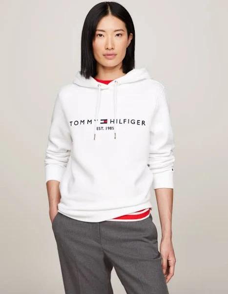 Regular Hilfiger Hoodie White XXL at Tommy Hilfiger