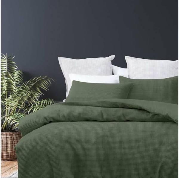 Bas Phillips Nathaniel Ultrasonic Moss Quilt Cover Set