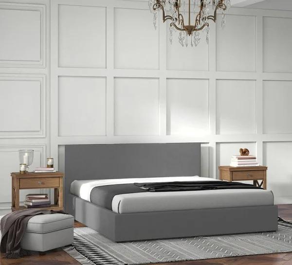 Sanor Luxury Grey King Single Bed