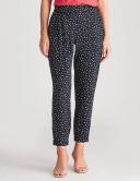 Katies Woven Tie Waist Ankle Pants - Abstract Spot - Womens Trousers - Size 20 - Ezibuy