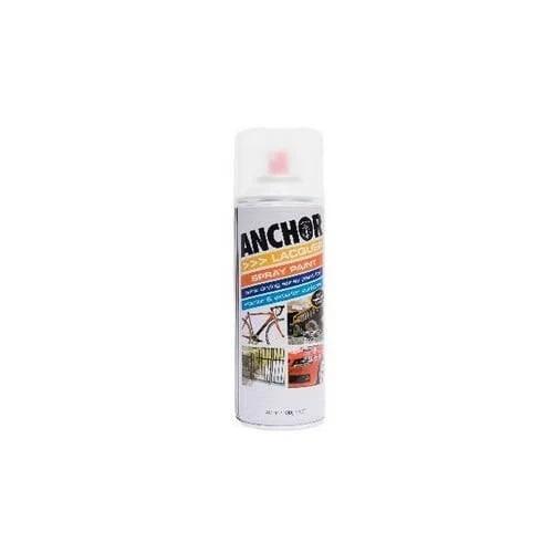 Anchor Lacquer Aerosol Paint Flat Clear 5% Gloss 300g