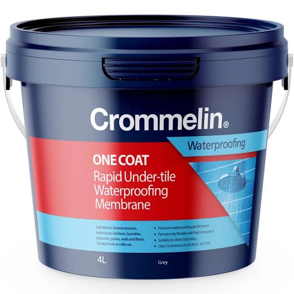 Crommelin 4L One Coat Rapid Under-tile Waterproofing Membrane