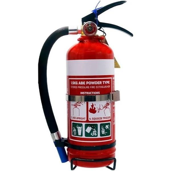 Trafalgar 1.5kg Dry Chemical Powder ABE Fire Extinguisher