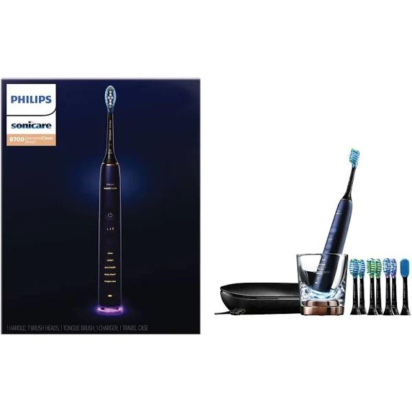 Philips Sonicare - DiamondClean Smart 9700 Rechargeable Toothbrush - Lunar Blue