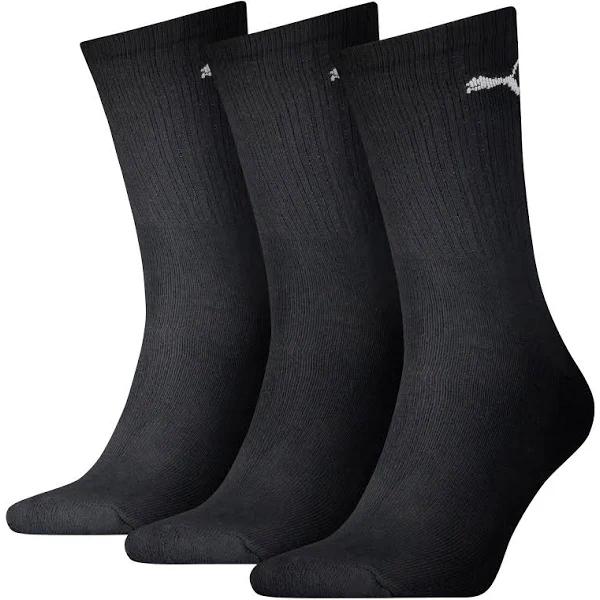 Puma Crew Sock 3 Pack - Black