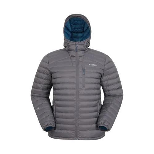 Mountain Warehouse Mens Henry II Extreme Down Filled Padded Jacket Charcoal M