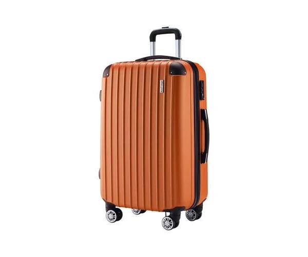 Carry On Suitcase Hard Shell Luggage Travel Baggage Cabin Case Travelling Bag Lightweight 4 Wheel Rolling Trolley TSA Lock 24 Inch