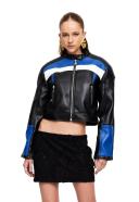 Nueve Biker Jacket - Black/Blue - XS - Women's Jackets - Lioness Fashion | AfterPay Available