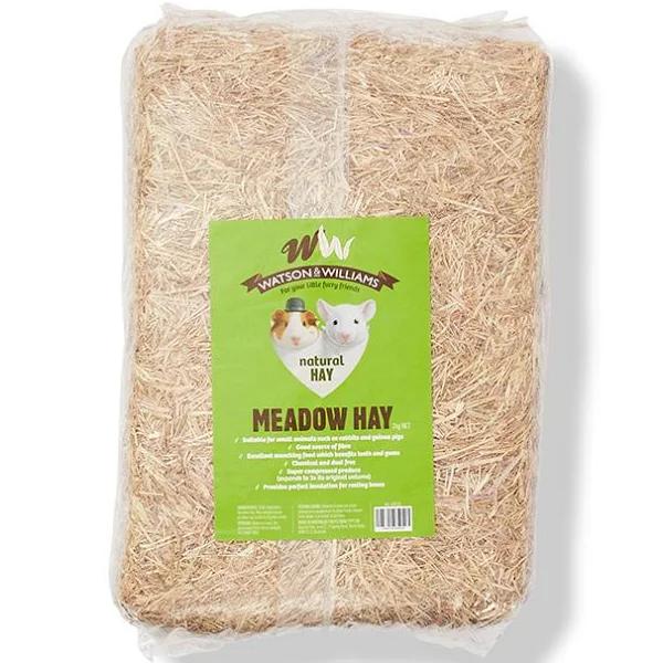 Petbarn Watson & Williams Meadow Hay Small Pet Bedding Size 2kg