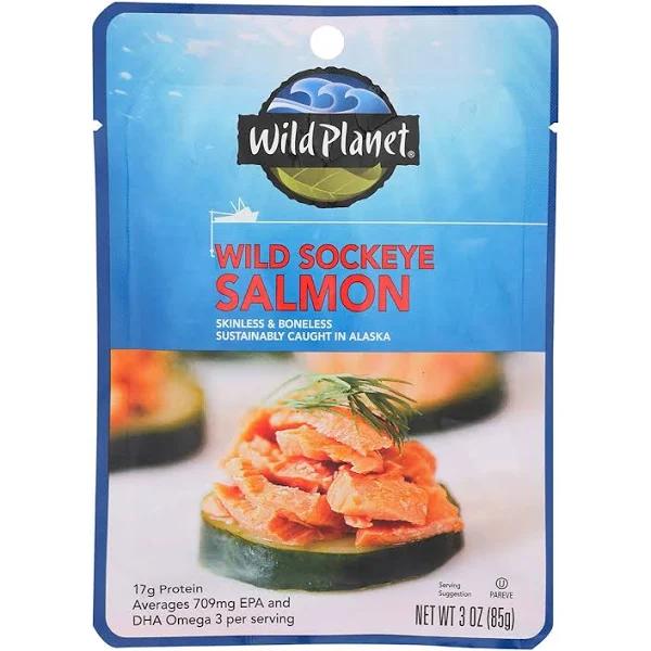 Wild Planet Wild Sockeye Salmon 3 oz (85 g)